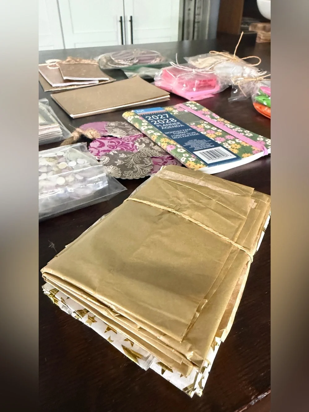 Large Stationary Bundle Journaliing Scrapbooking Mini Journals Tags Tissue Paper